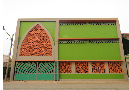 gambar gedung asrama putri tampak depan 